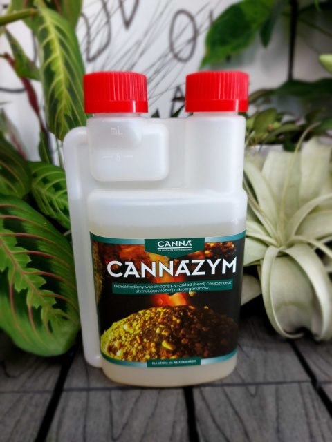 Nawóz Canna CANNAZYM 250ml | 12 rodzajów enzymów, witaminy i ekstrakty