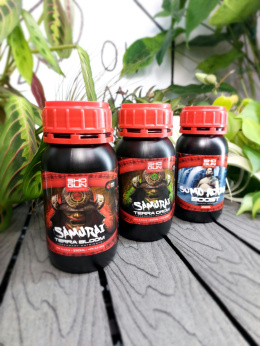 Zestaw nawozów trypack Shogun Fertilisers 3x 250ml | Samurai Terra Grow, Bloom i Sumo Active Boost