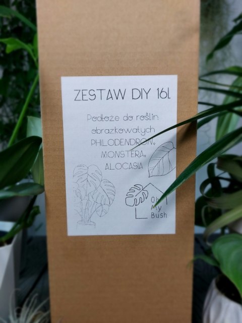 Podłoże Monstera, Philodendron, Alocasia | BIGOS do obrazkowatych | Zestaw DIY 16l